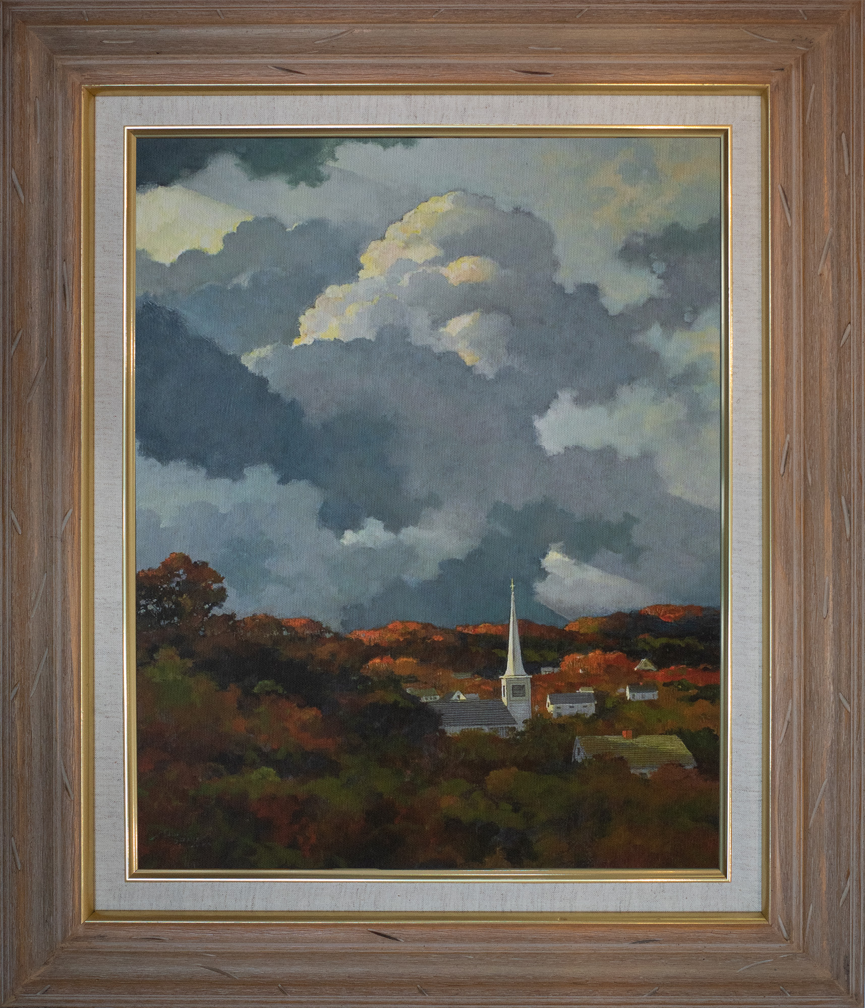 Eric Sloane Framed Canvas Print